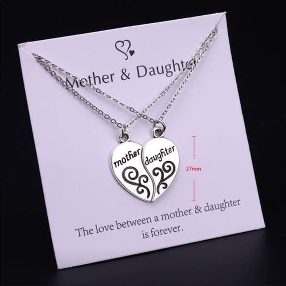NEW. Two necklaces mother daughter silver❤️ - Picture 2 of 4